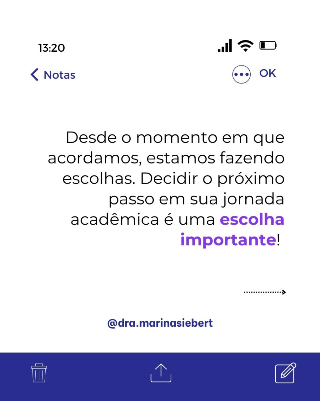 Instagram post from dra.marinasiebert. This post is in position 2.