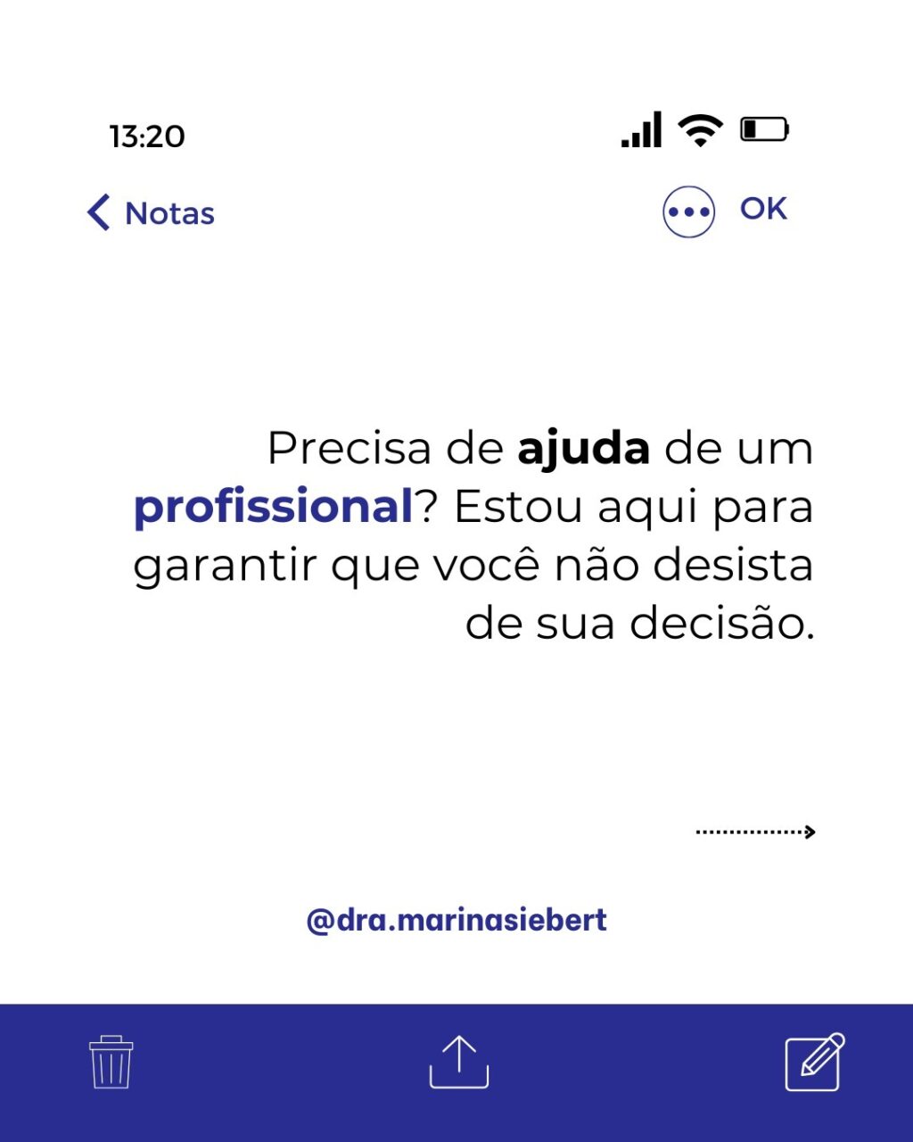 Instagram post from dra.marinasiebert. This post is in position 8.